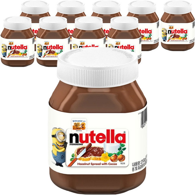 누텔라 스프레드, 210g, 10개