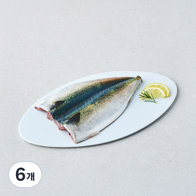 생물 고등어 구이용 (냉장), 6개, 300g
