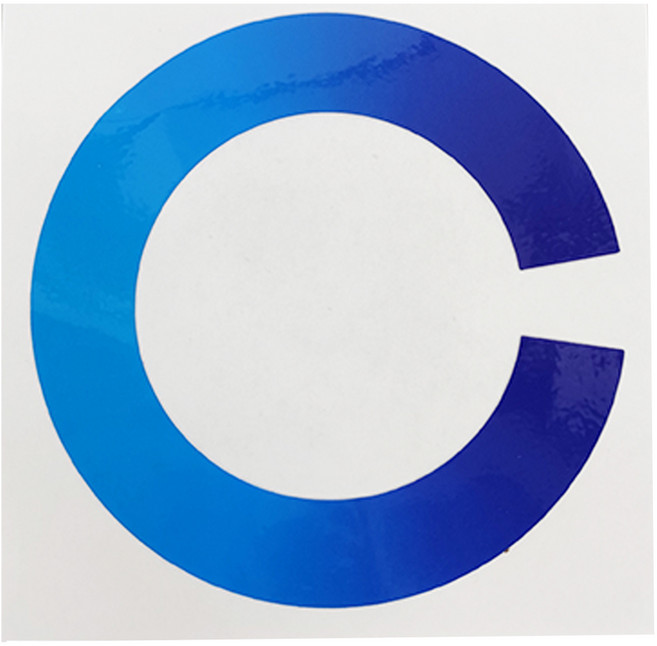 YAMAHA Vinoora大燈光圈 2/組, 漸層藍, 2個