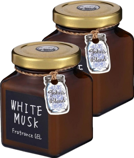John's Blend 香氛膏, 白麝香, 135g, 2罐
