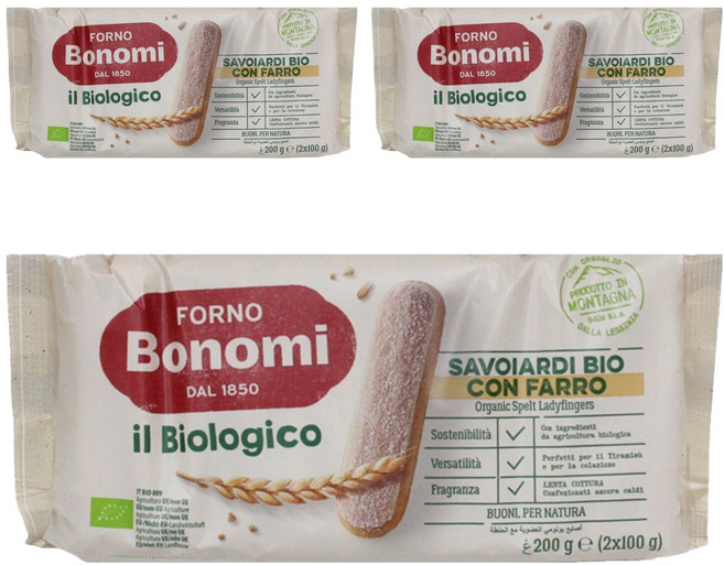 보노미 유기농 레이디핑거 비스켓, 3개, 200g