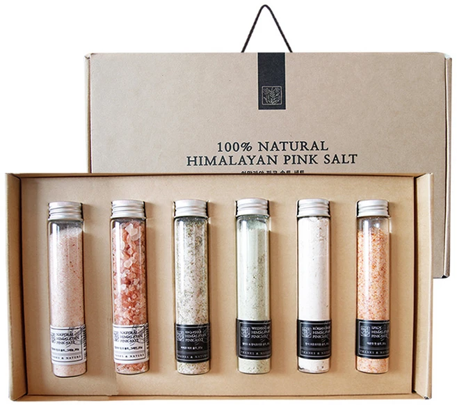 쌩스네이처 히말라야 핑크솔트 바이알 6종 선물세트, 1세트 - 쿠팡