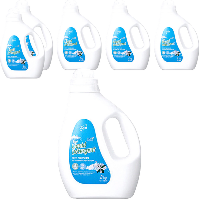 애터미 액상 세탁세제 본품, 2kg, 6개