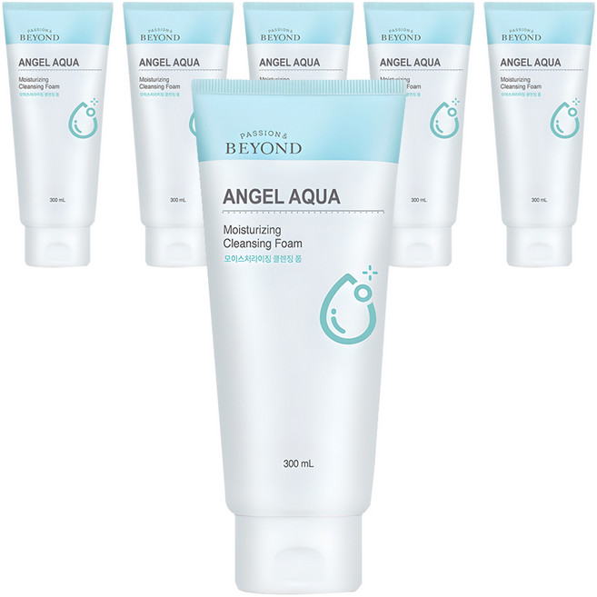 비욘드 엔젤아쿠아 모이스처 클렌징폼, 300ml, 6개