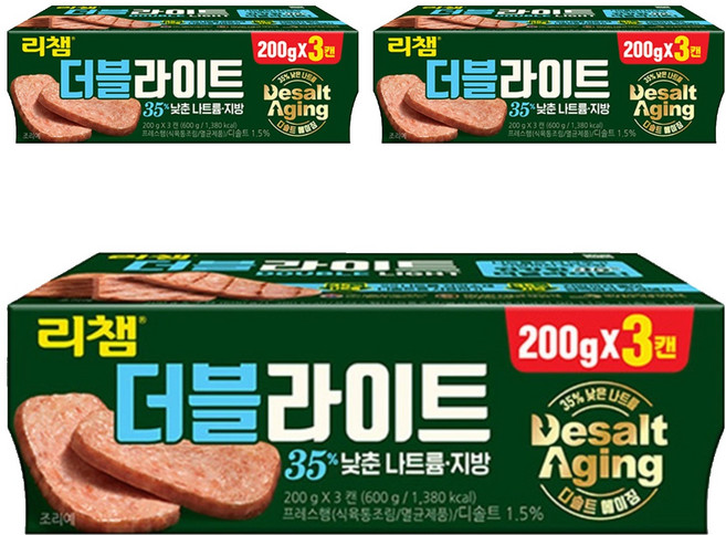 리챔 더블라이트, 200g, 9개