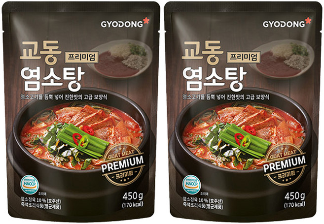 교동식품 프리미엄 염소탕, 2개, 450g