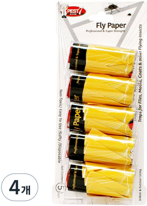 페스트세븐 파리끈끈이 5p, 70g, 4개