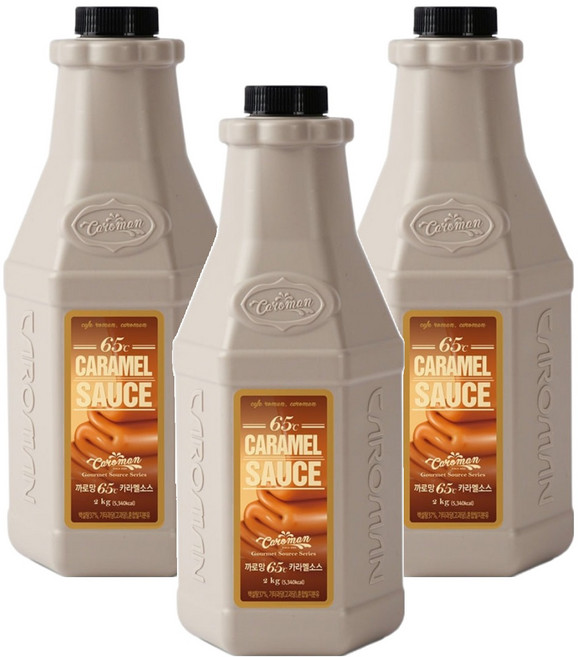 까로망 65C 카라멜 소스, 3개, 2kg