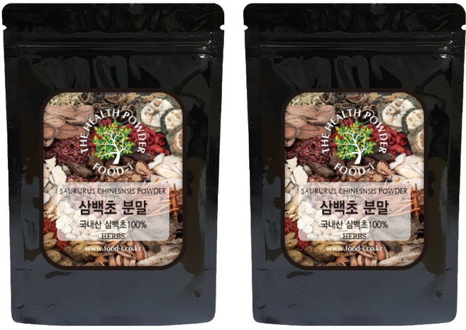 스쿨아이 국내산 삼백초 분말, 2개, 200g