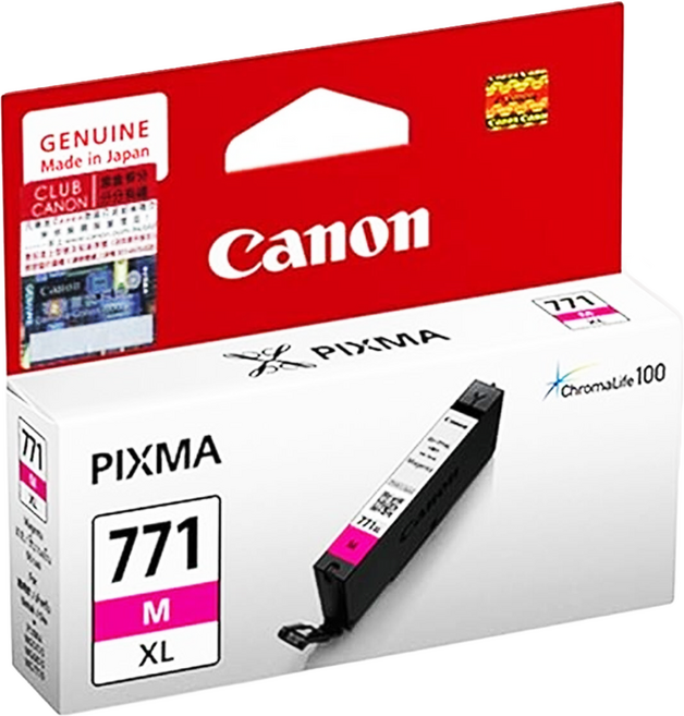 Canon 佳能 原廠正品墨水匣 CLI-771, 紅色, 1個