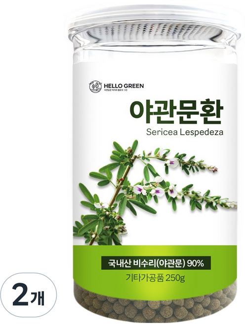헬로우그린 국내산 야관문환, 2개, 250g