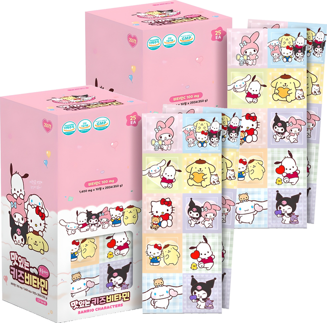 아텍스 맛있는 키즈비타민 350g, 250정, 2개