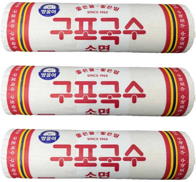 구포국수 소면, 1.4kg, 3개