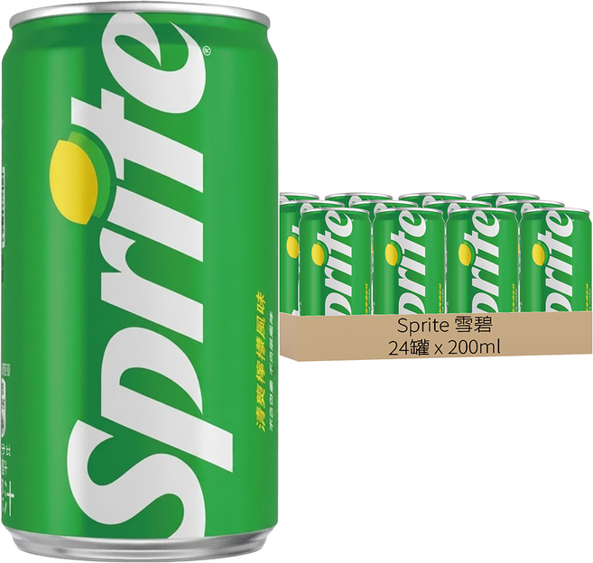 Sprite 雪碧 迷你罐 Original, 24罐, 200ml