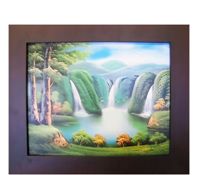 開運陶源 開運化煞 福祿壽 38 x 32cm, 山水圖, 1個