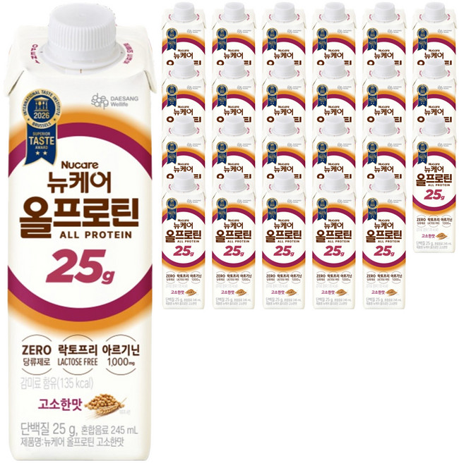 뉴케어 올프로틴 고소한맛, 245ml, 24개