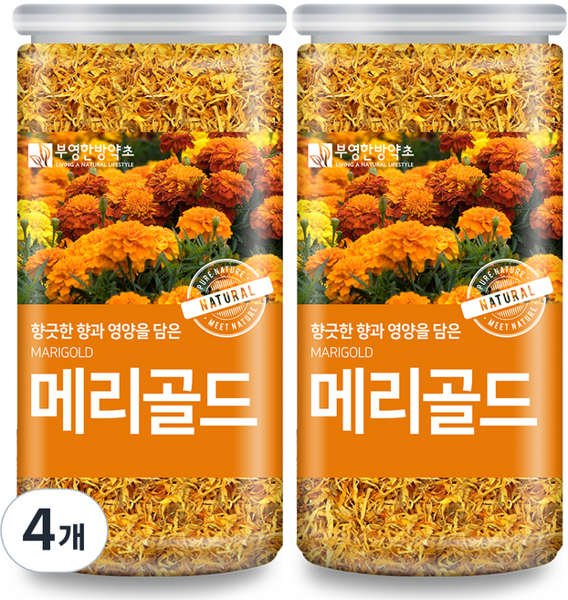 부영한방약초 메리골드 금잔화 꽃차, 30g, 1개입, 4개