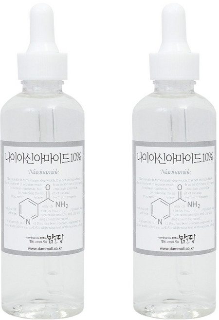 맑을담 나이아신아마이드 10% 원액 앰플, 2개, 100ml