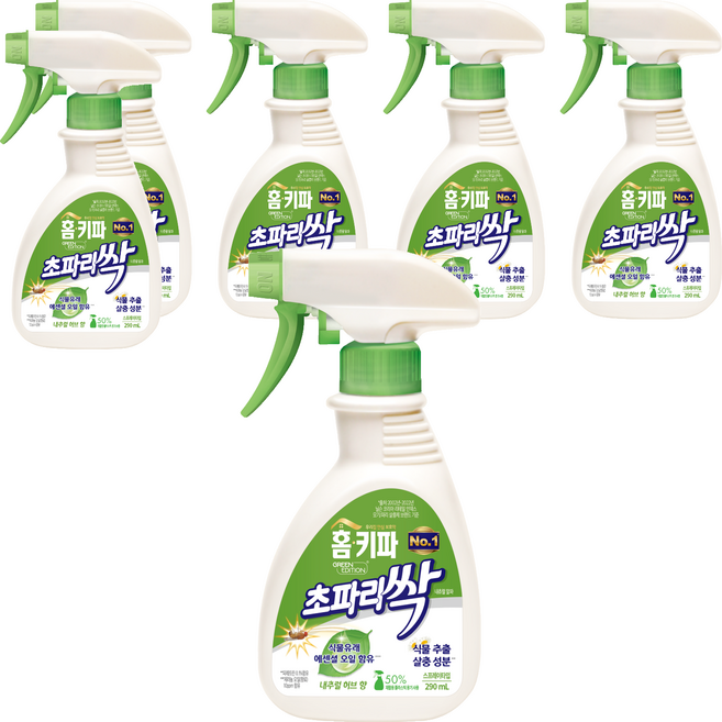 홈키파 초파리싹 내츄럴 알파, 290ml, 6개