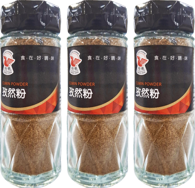 飛馬 孜然粉, 35g, 3瓶