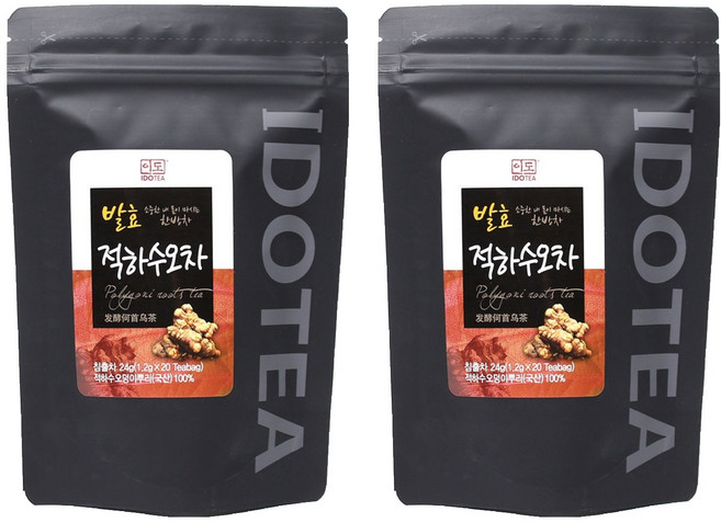 발효적하수오차, 24g, 20개입, 2개