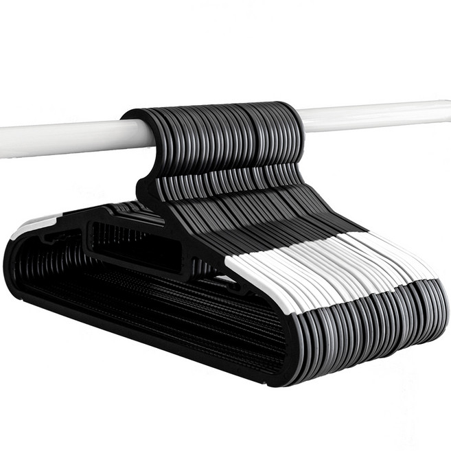 아임홈리빙 베이직 논슬립 옷걸이, 화이트, 30개