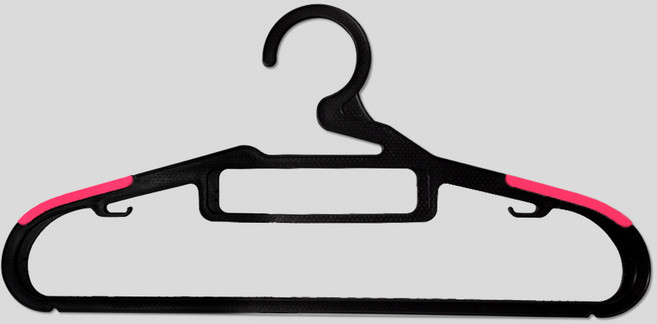 아임홈리빙 베이직 튼튼 논슬립 행거, 핑크, 100개