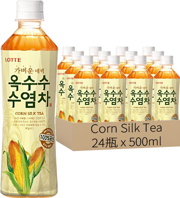 Corn Silk Tea 玉米鬚茶, 500ml, 24瓶