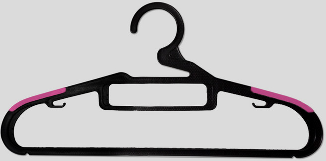 아임홈리빙 베이직 논슬립 옷걸이, 보라, 50개