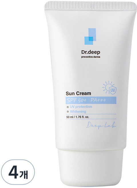 닥터딥 선크림, 50g, 4개