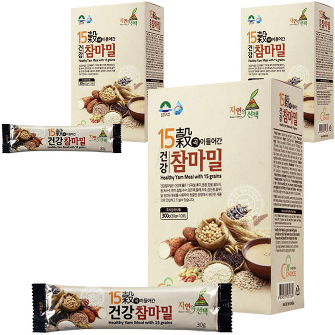 엔초이스 15곡이 들어간 건강 참마밀, 30g, 10개입, 3개