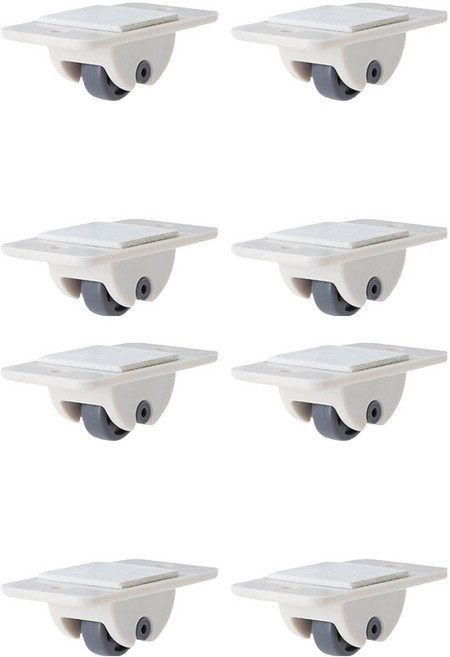 구디푸디 수납함 정리함 접착식 이동바퀴, 8개