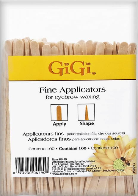 GiGi 熱蠟專用木棒 M 100入, 1包