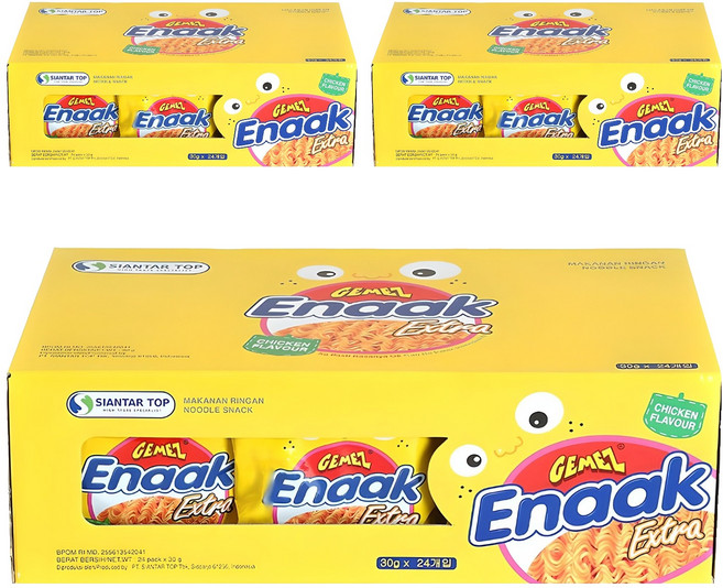 에낙 라면과자, 30g, 72개