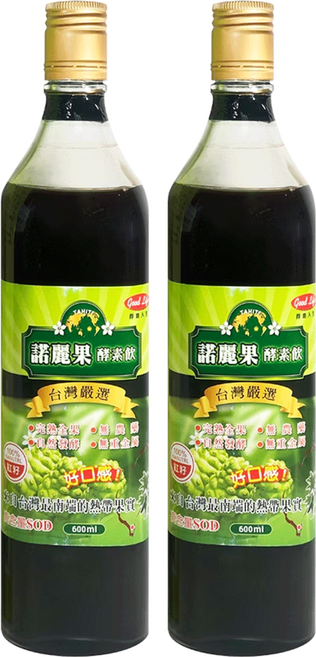 good Life 得意人生 大溪地諾麗果酵素飲品, 600ml, 2瓶