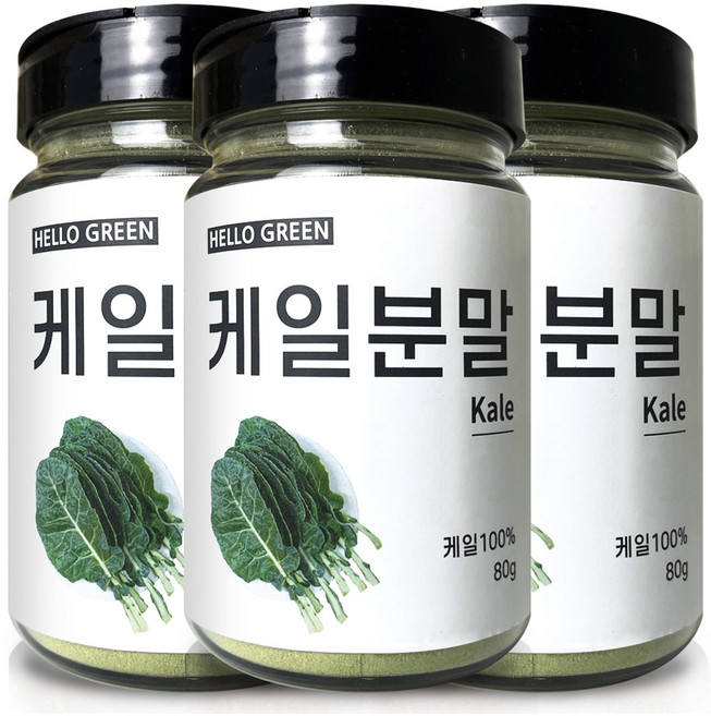 HELLOGREEN 羽衣甘藍粉, 80g, 3罐