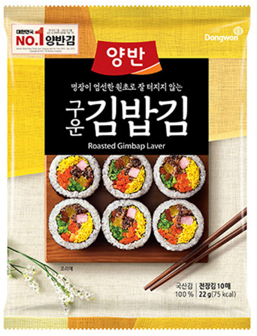 동원 양반 구운김밥김, 22g, 1개