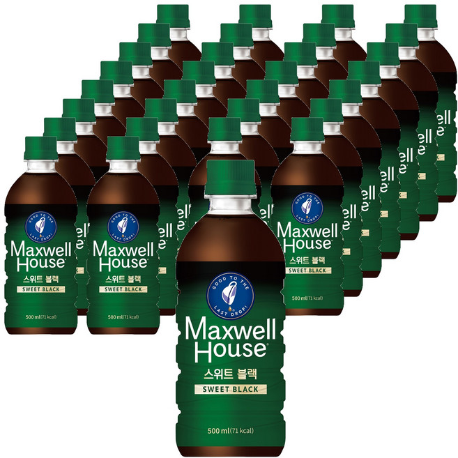맥스웰하우스 스위트 블랙, 500ml, 48개