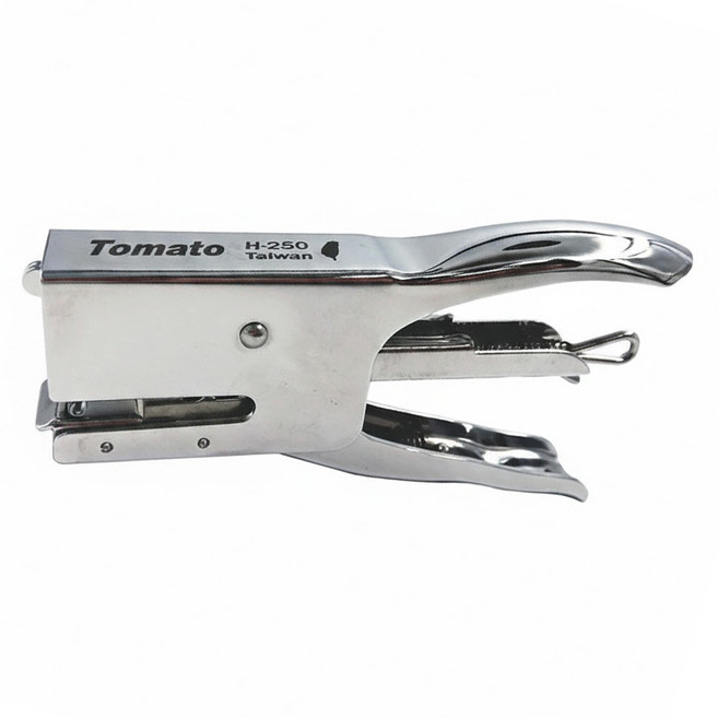mbs 萬事捷 Tomato 經典剪式訂書機 10號, 銀色, 1個