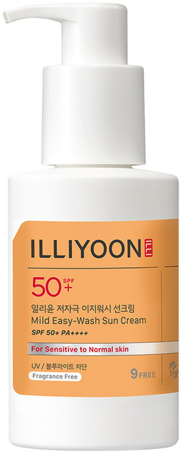 일리윤 저자극 이지워시 선크림 SPF50+ PA++++, 150ml, 1개
