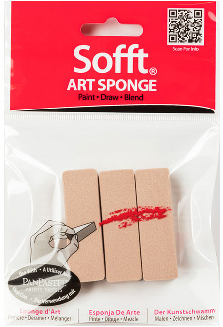 신한화구 팬 파스텔 소프트 스펀지 바 flat 61022, one size, 1개