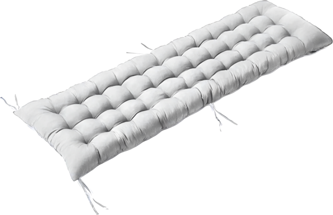 Mega 加厚四季舒適連體坐墊 椅墊, 淺灰色