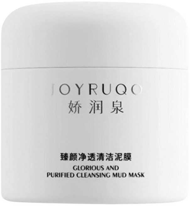 JOYRUQO 嬌潤泉 臻顏淨透清潔泥膜 三重發酵精華 多效淨澈奶油泥, 1罐, 1罐