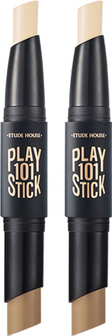 에뛰드 플레이 101 스틱 컨투어듀오 6g, 3호 내추럴, 2개