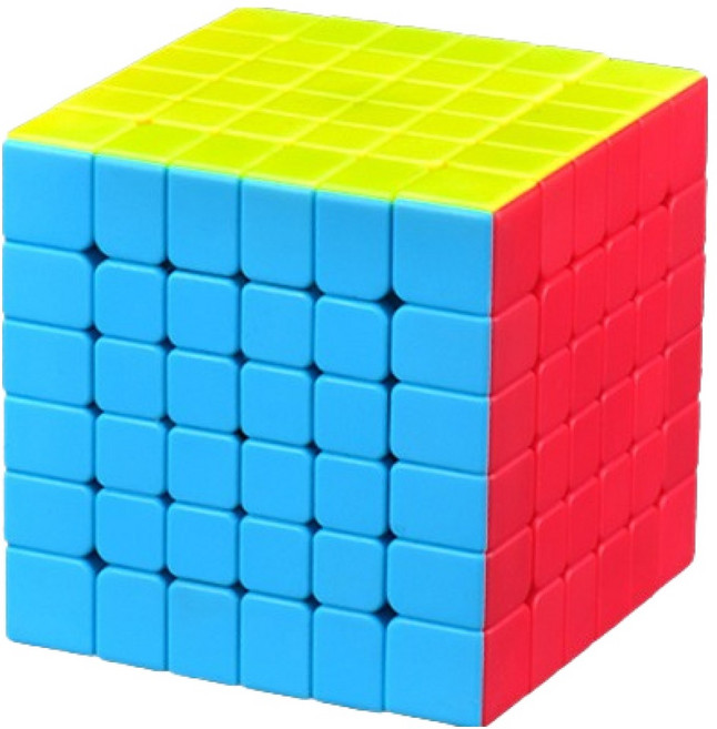 Qiyicube Korea Chii Chipan S2 6 x 6 無粘性立方體, 混合色