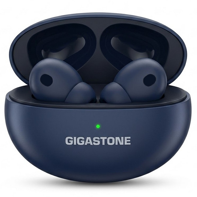 GIGASTONE 立達 Wireless 主動降噪 耳道式 耳機 防水 ENC 無線充電 4.5H Playtime 藍色 TAQ1 37g 1年保固