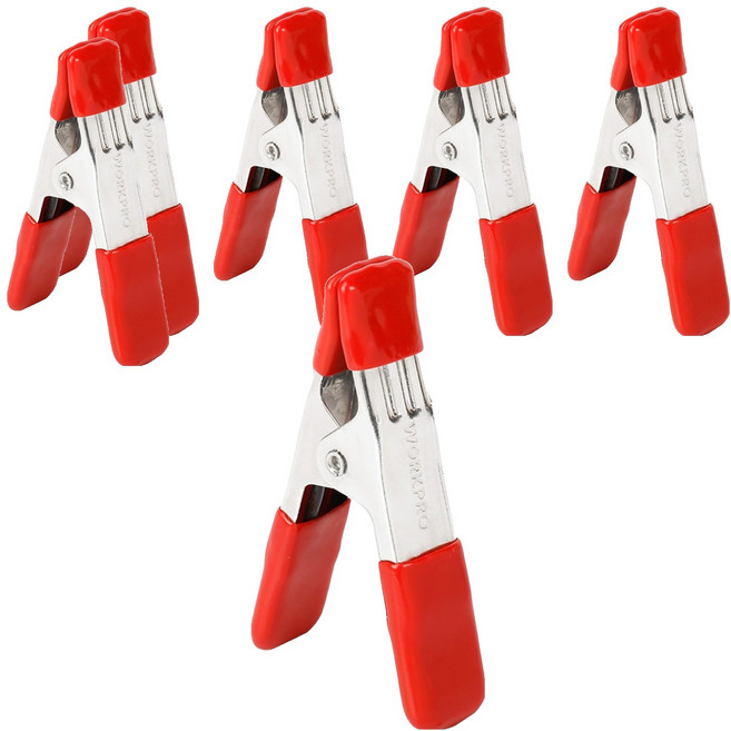 워크프로 25mm 스틸 스프링 클램프 WP232006, 6개