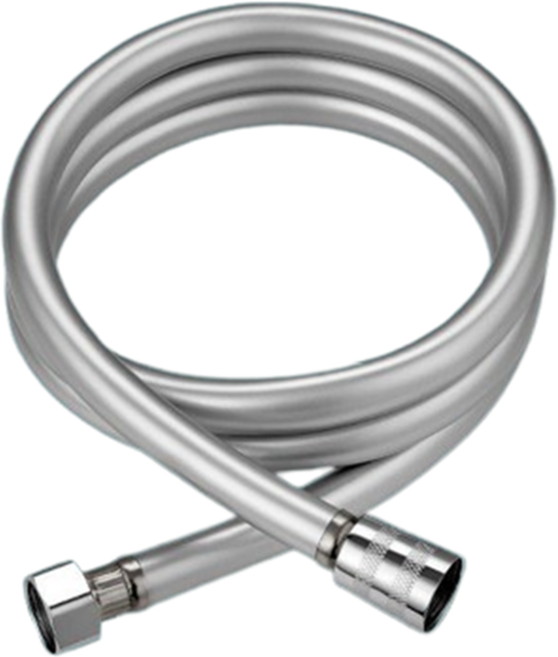 바스향기 pvc 물때제거 샤워호스, 1.5m, 실버