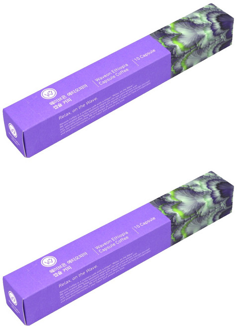 웨이브온커피 웨이브온 에티오피아 캡슐 커피, 5.2g, 10개입, 2개