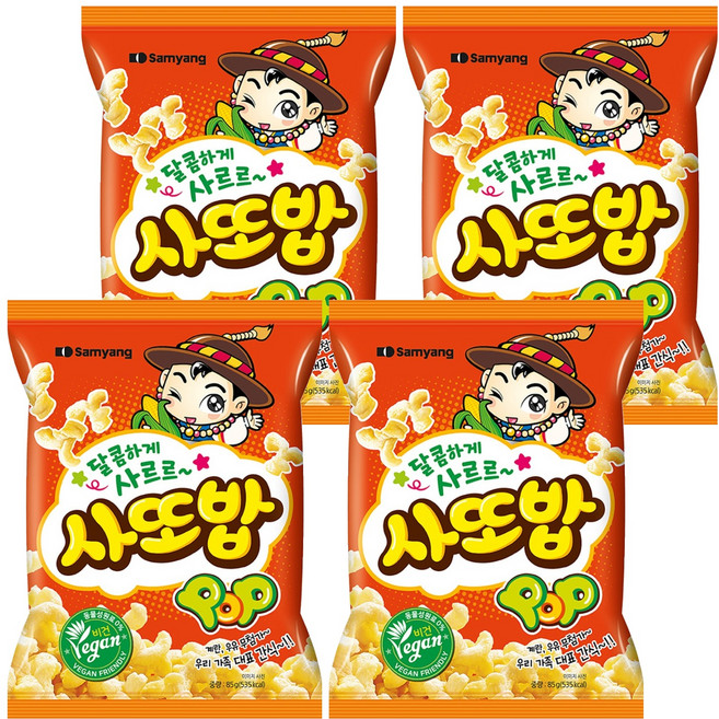 삼양 사또밥, 85g, 4개